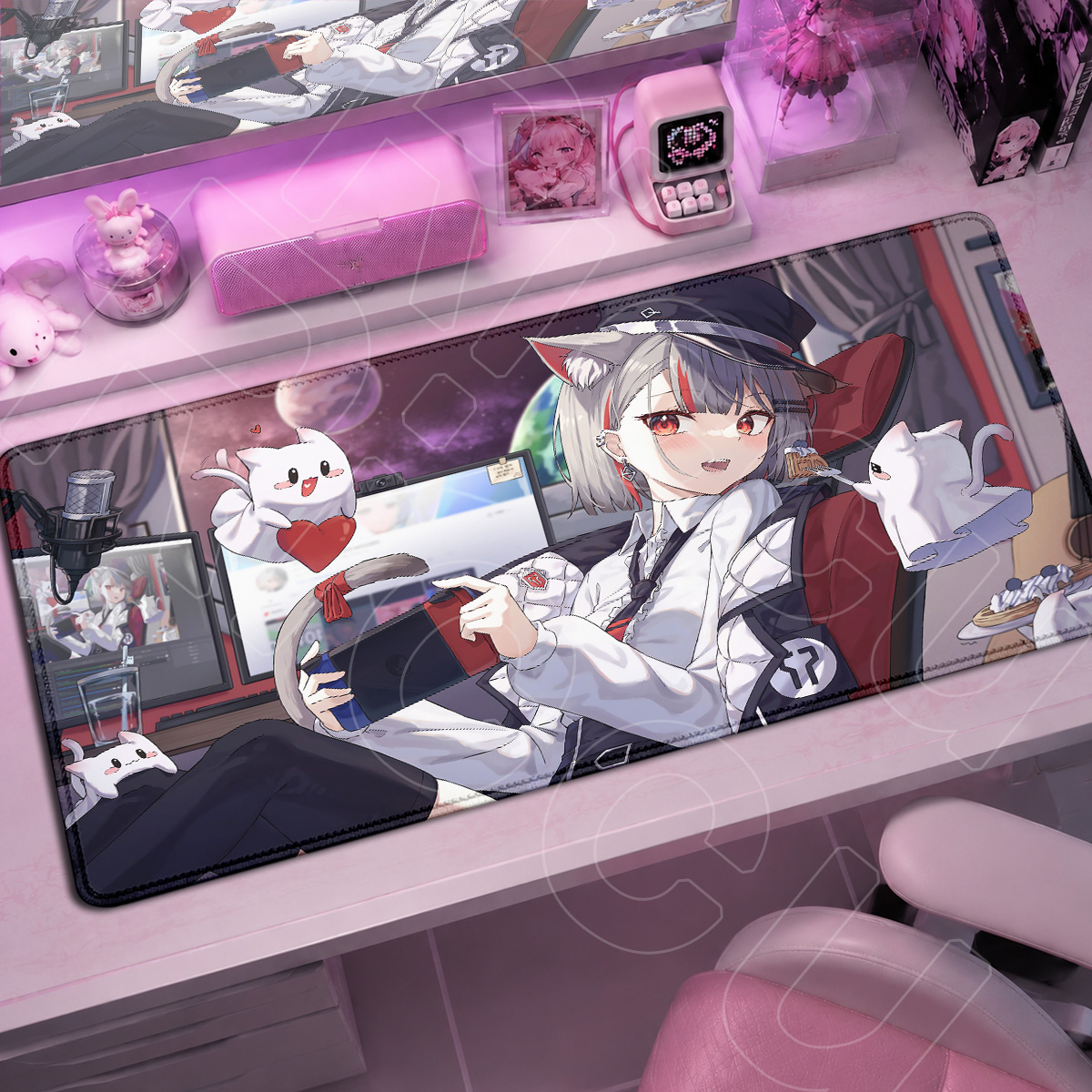 Gaming Accessories Girls - Tapis de souris Kawaii Girl Neneko