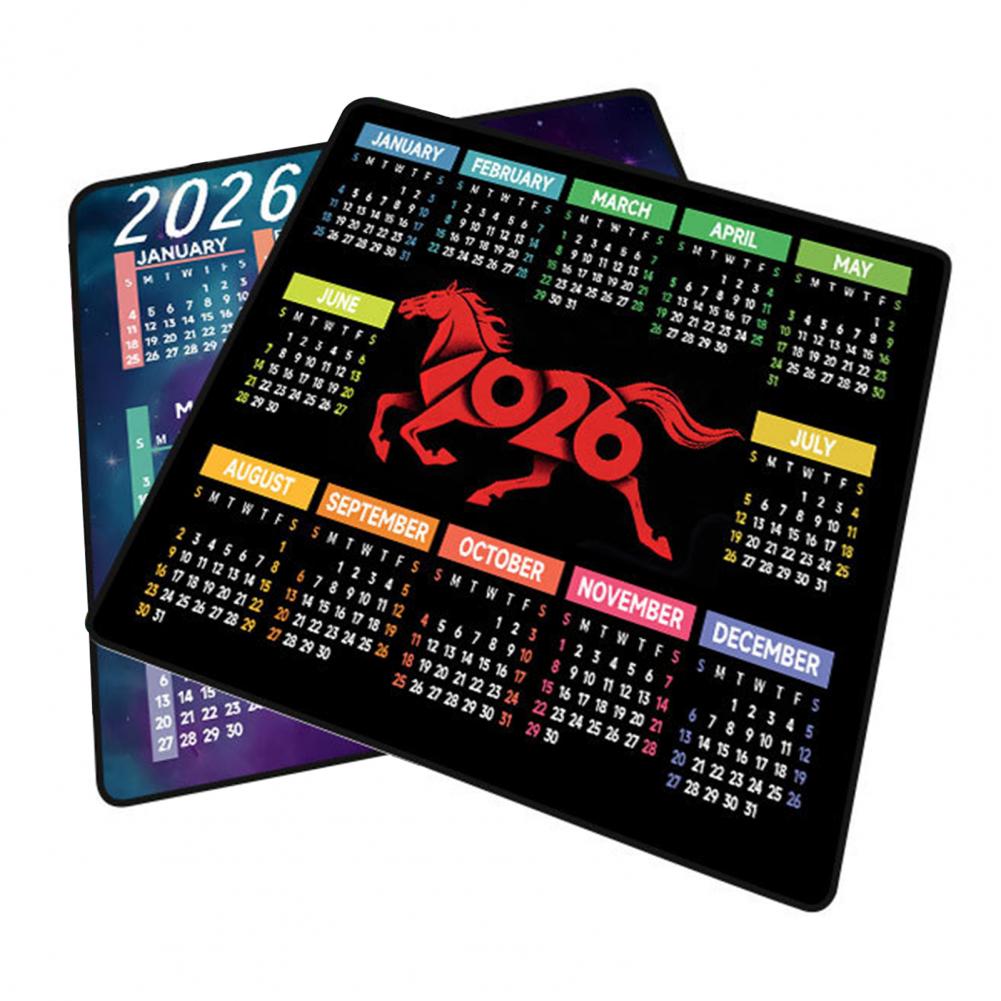 Gaming Home Accessories - Tapis de souris étanche avec calendrier