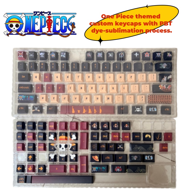 Gaming Set Accessories - Keycaps PBT personnalisés à sublimation à