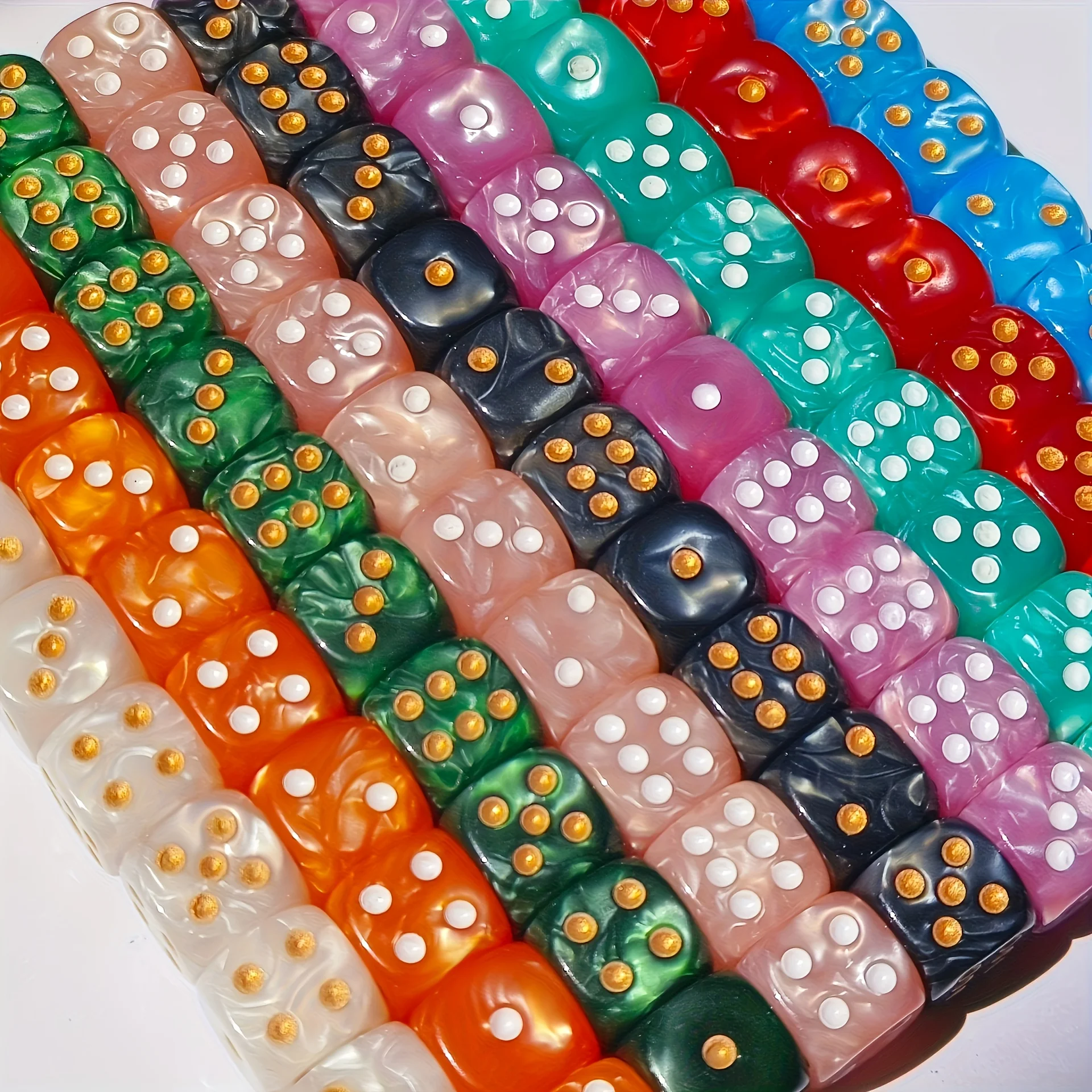 10 dés D6 en acrylique à motif - Gaming Accessories Tablet avis et prix