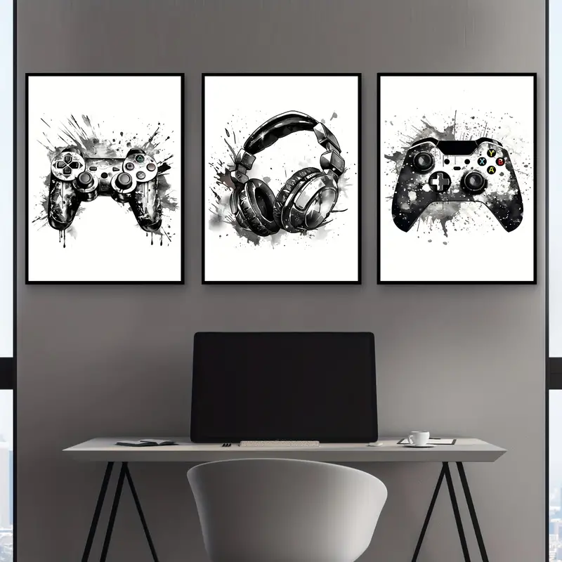 Lot de 3 tableaux sur toile sa - Gaming Set Accessories avis et prix