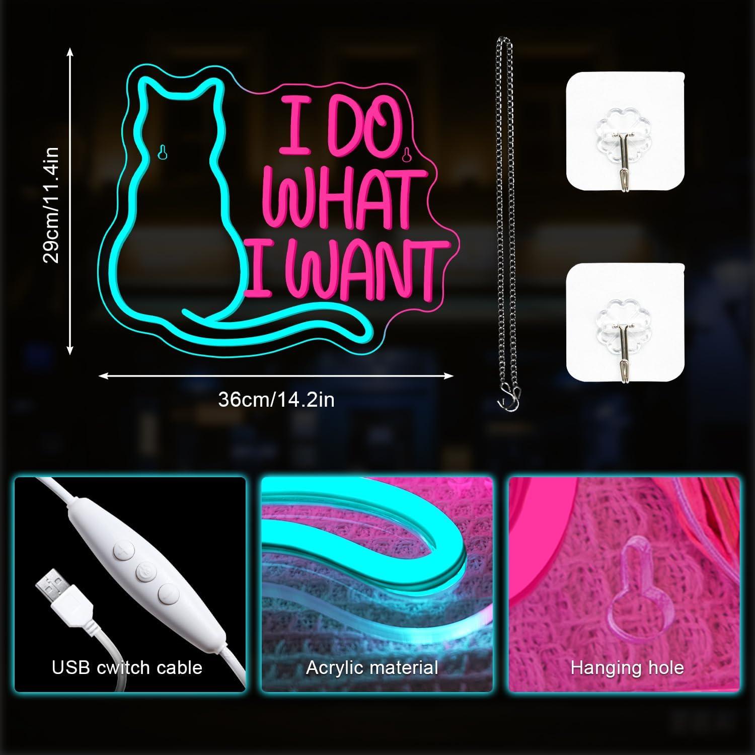Enseigne néon chat, lumières L - Gaming Accessories Shop avis et prix