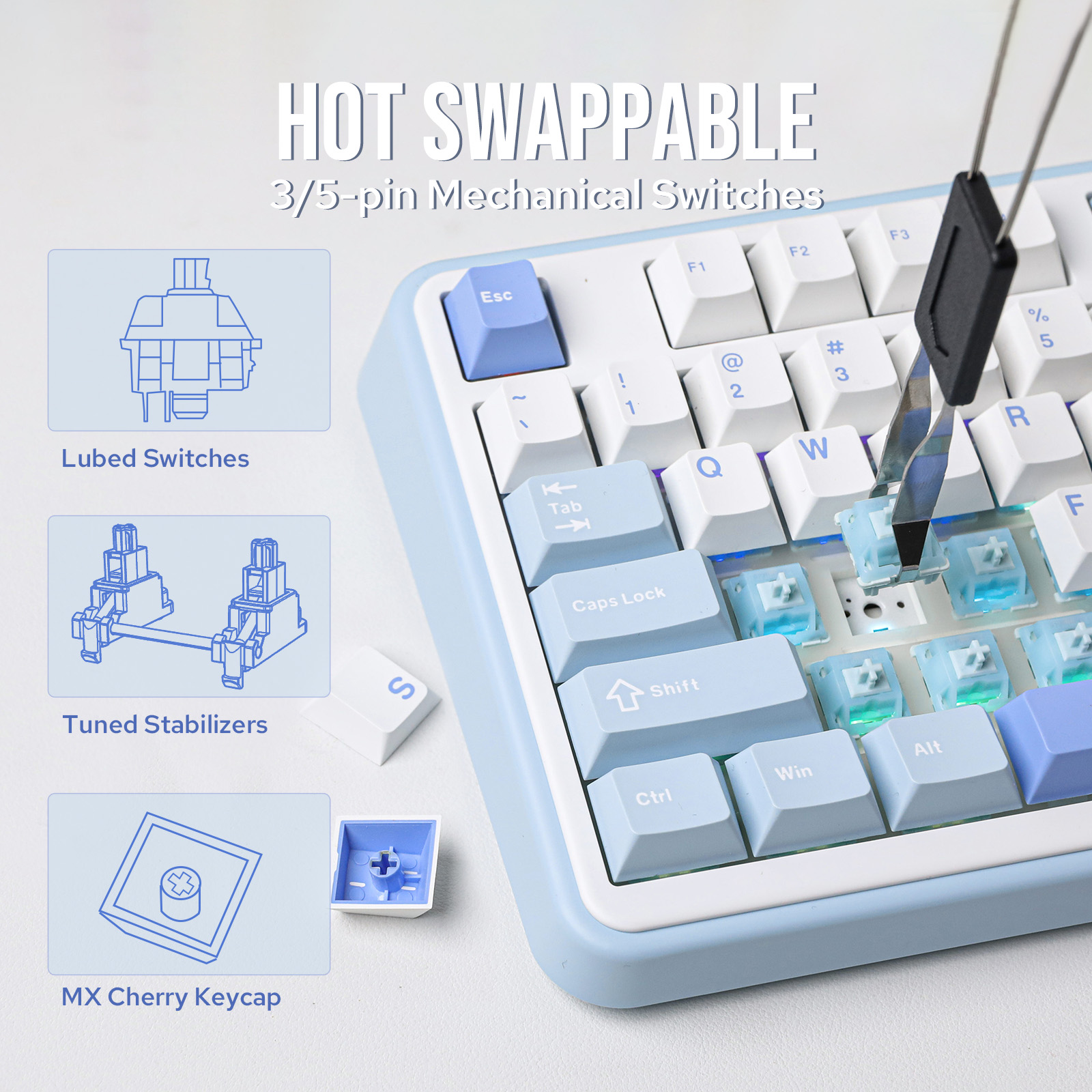 EPOMAKER TH99/TH99 Plus 96% QW - Keyboard Numpad Separate avis et prix