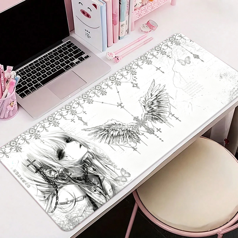 Tapis de souris en cuir noir e - Gaming Accessories Girls avis et prix